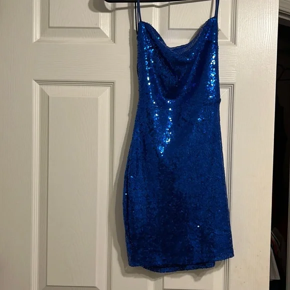 Lucy in the Sky | Dresses | A Bright Blue Homecoming Dress | Poshmark
